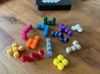 Puzzle pieces multicolor