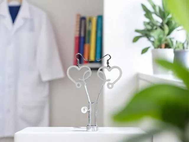 Stethoscope earrings