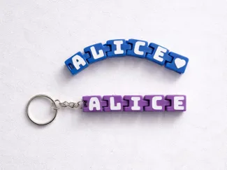 Chaveiro Modular Personalizável com Nome