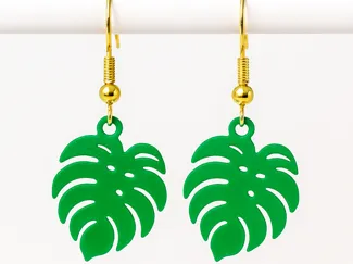 Ohrring Monstera