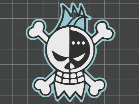 Keychain Franky One Piece Portachiave