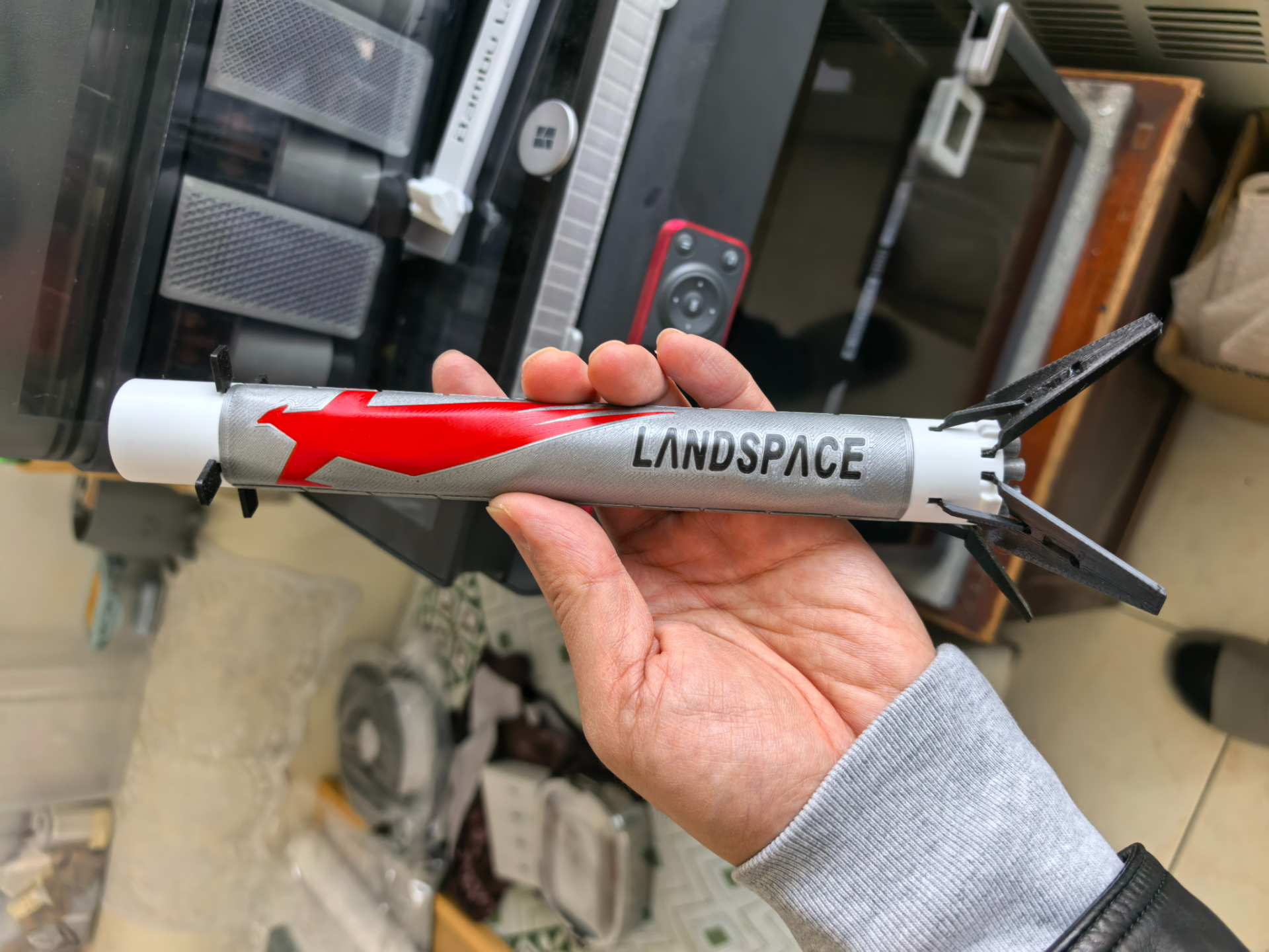 Miniatura 1 do modelo 3D 朱雀3号一级回收段 