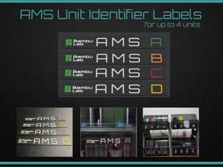 Simple AMS ID labels for multi AMS units