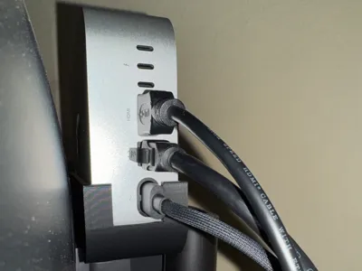 Mac mini M4 stand for 34-inch Xiaomi monitor