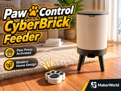 CyberBrick Remote Control Pet Feeder
