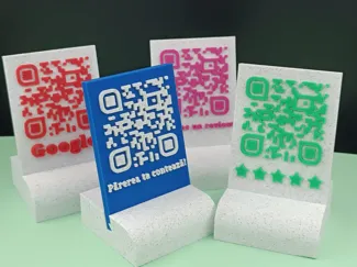 QR code Google review  or link website 