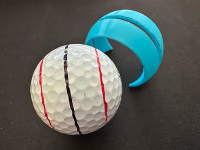 Golf Ball Line Marker Template Tool