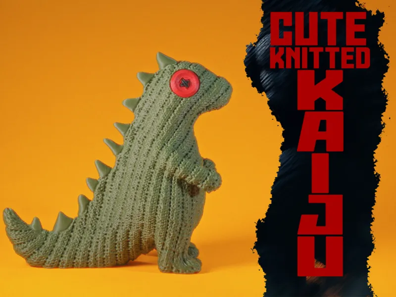 Cute Knitted Kaiju: Knitzilla