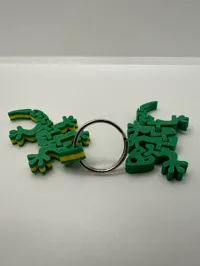 Porte-clés gecko articulé (flexi) — photo 4