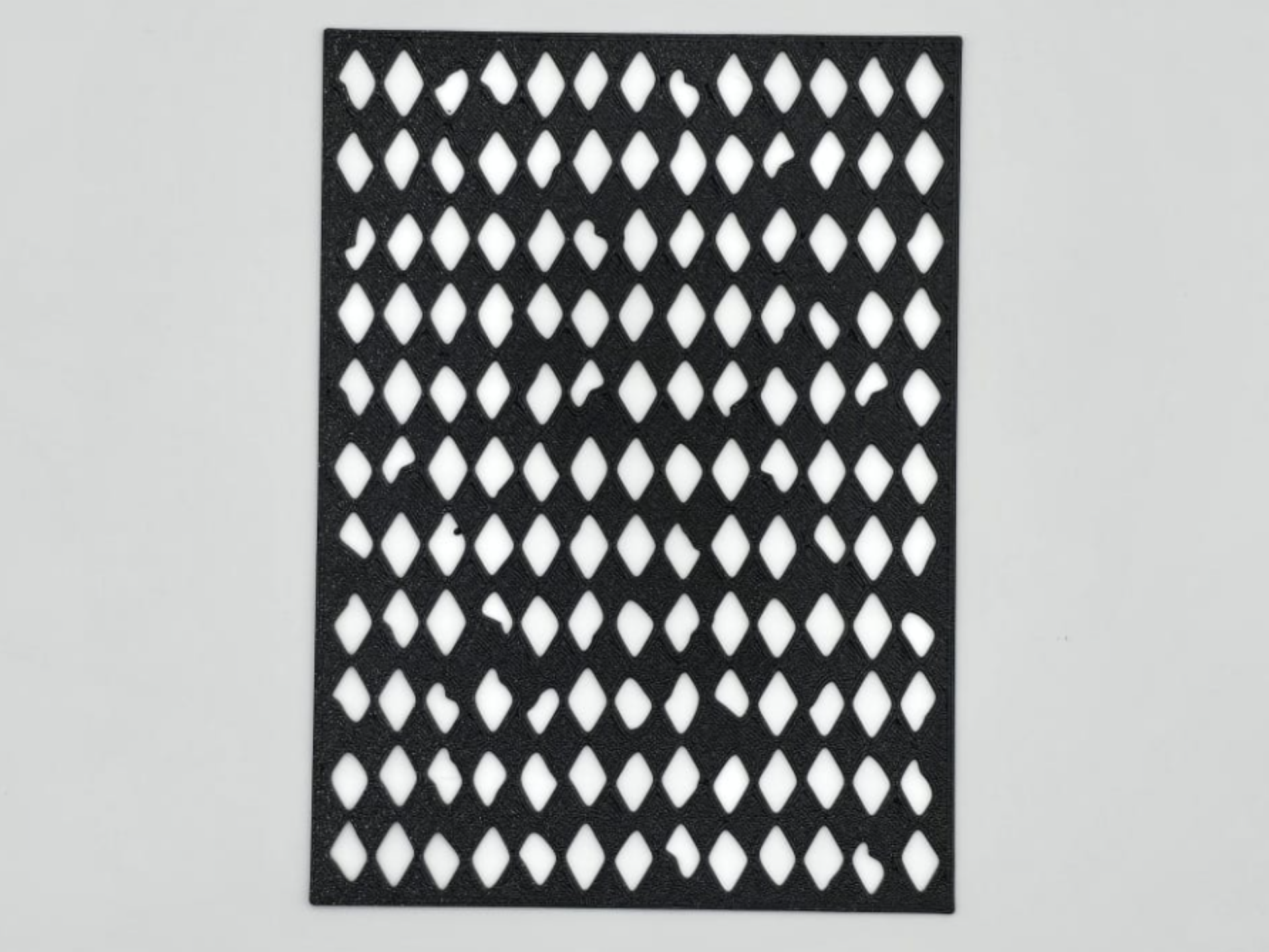 Diamond Lattice Geometric Mesh Pattern Stencil
