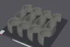 PLA - 0.6mm , 0.36mm layer, 5 walls, 20% GYROID