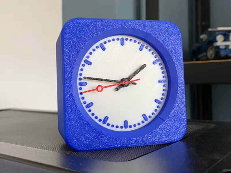 Simple table clock-Multiple dial options!-No AMS 