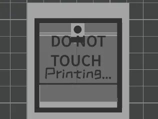 Printing sign