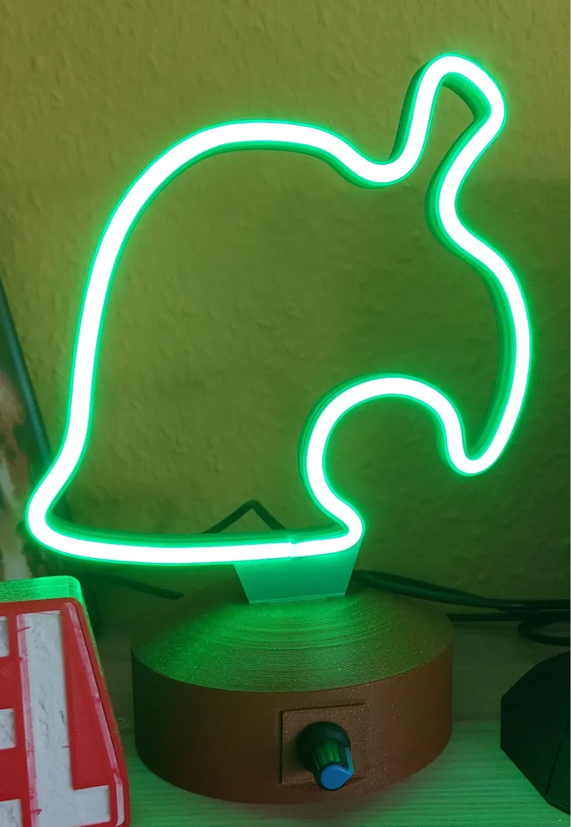 Animal Crossing Leaf - LED Neon Lamp