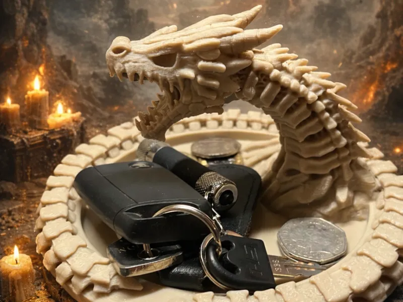 Skeletal Dragon Bowl