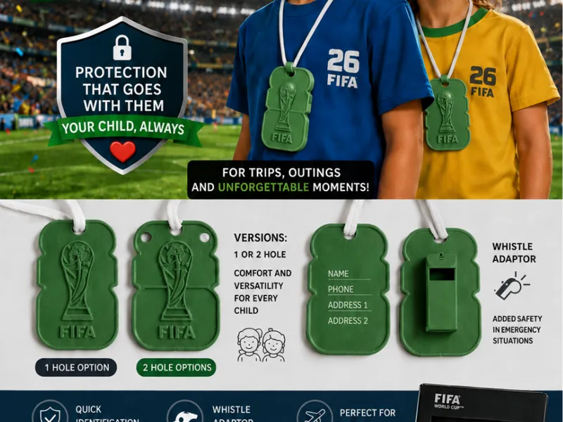 FIFA Worldcup safety necklace kids