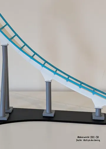 Soporte: B&M rollercoaster track display scale 1:48 — vista de referencia 4