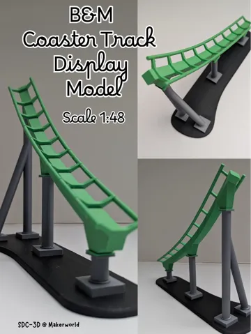 Soporte: B&M rollercoaster track display scale 1:48 — vista de referencia 2