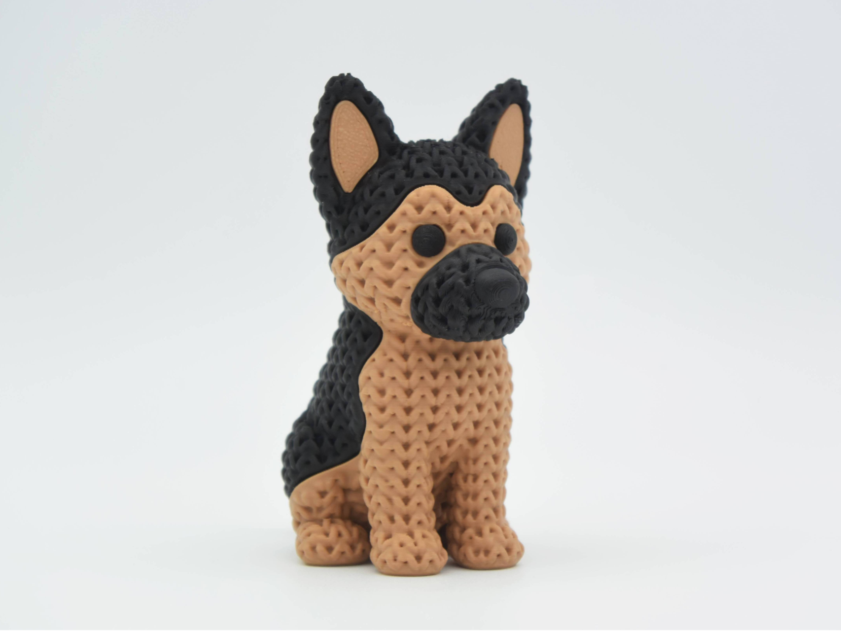 Knitted German Shepherd Dog