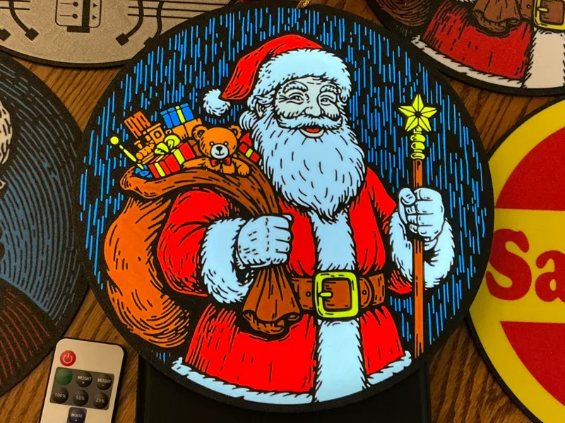 Santa Claus 240mm LED Lightbox Lens
