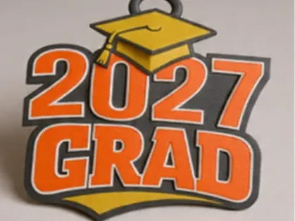 2027 GRAD Hype Chain Pendant - Keychain
