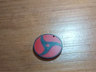 Naruto sharingan keychain