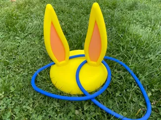 Easter Egg Hoop and Bunny Game ( Hoopla / Quoits )