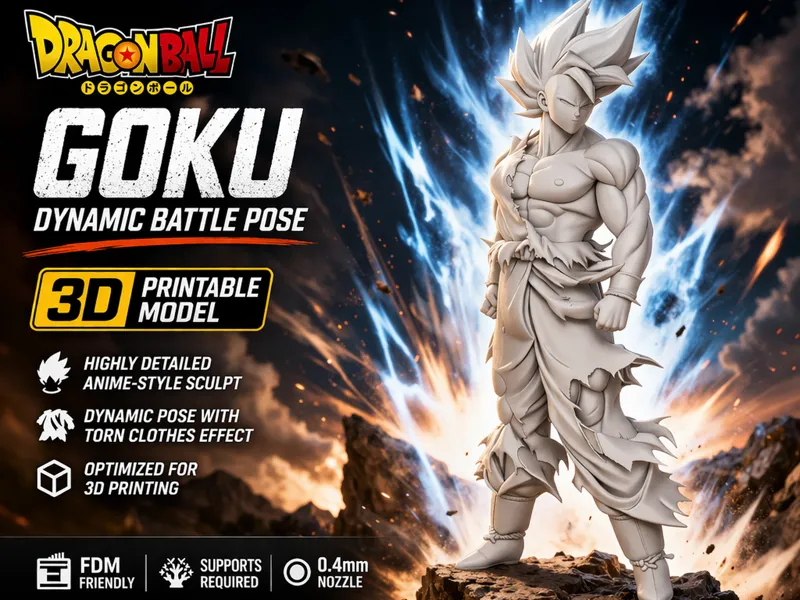 Goku Super Saiyan Iconic Pose Fan Art