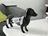 Teckel low poly — photo 1