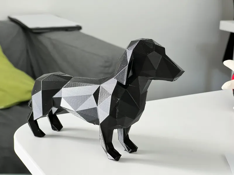 Dachshund Low Poly