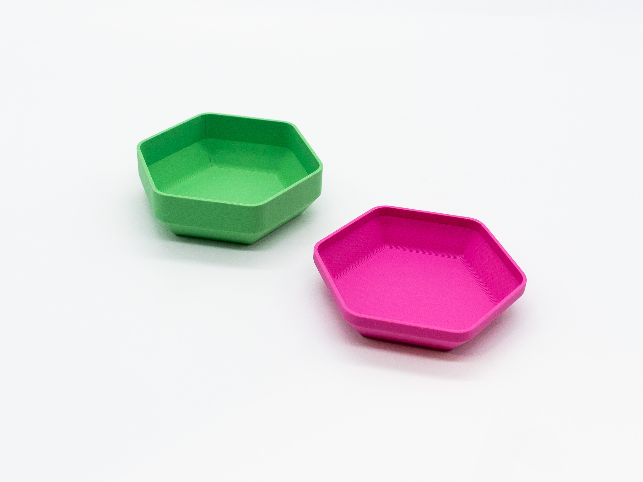Miniatura 6 do modelo 3D Customizable Hex Tray System, Locking, Stackable