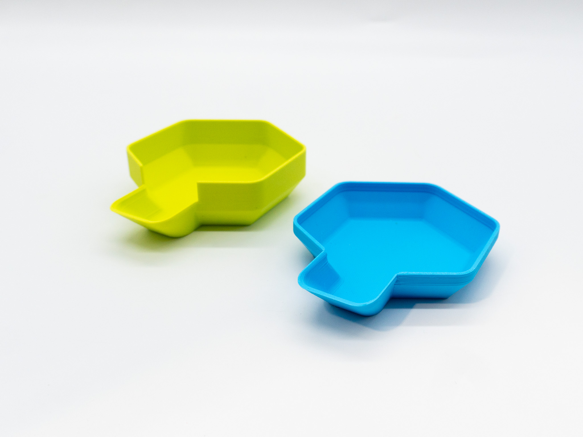 Miniatura 7 do modelo 3D Customizable Hex Tray System, Locking, Stackable