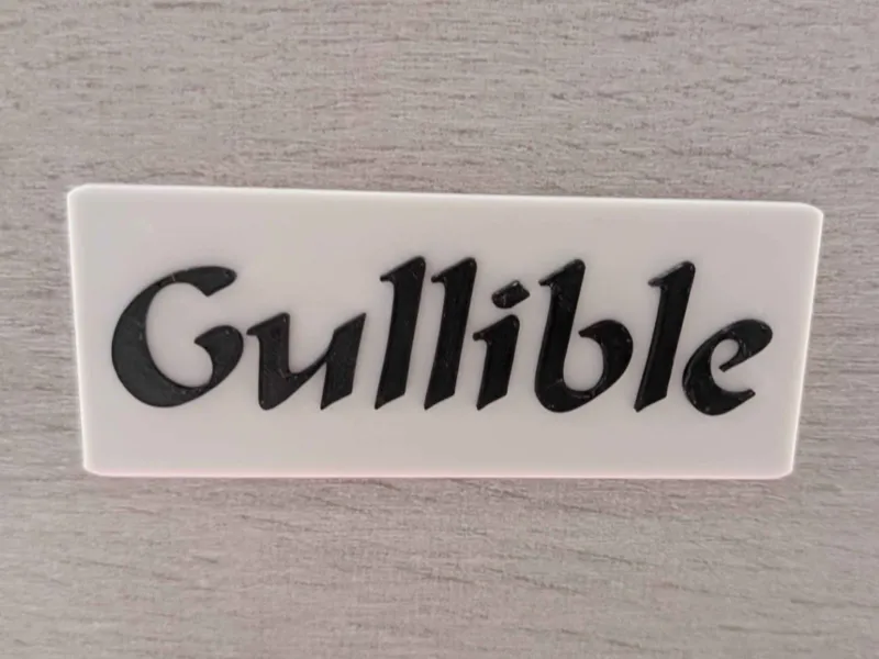 Gullible On The Ceiling