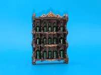 Casier à bouteilles miniature pour maison de poupée — photo 2