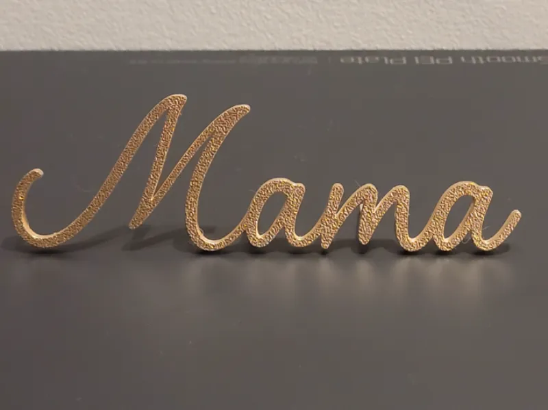 Frontal Cake Topper "Mama"
