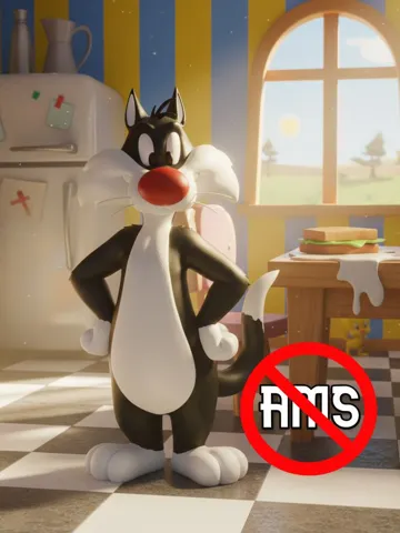 Accesorio para impresora 3D: Sylvester the Cat Multi-Part No AMS Required — vista de referencia 2