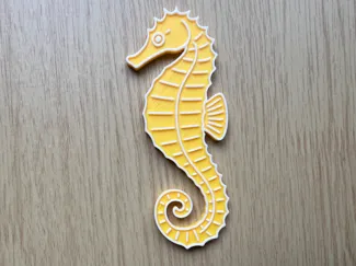 Sea Horse Tactile Story Prop and Play Tray