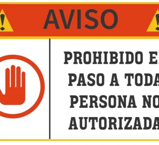 AVISO - NO PASE