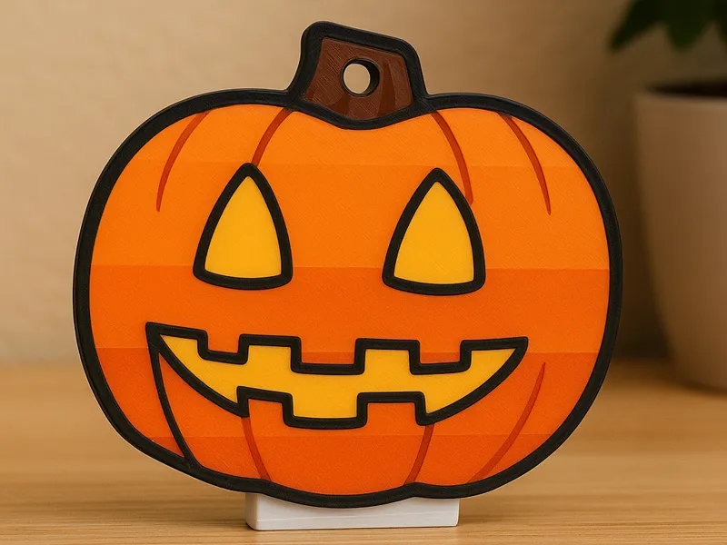 Halloween Pumpkin - 2D keychain