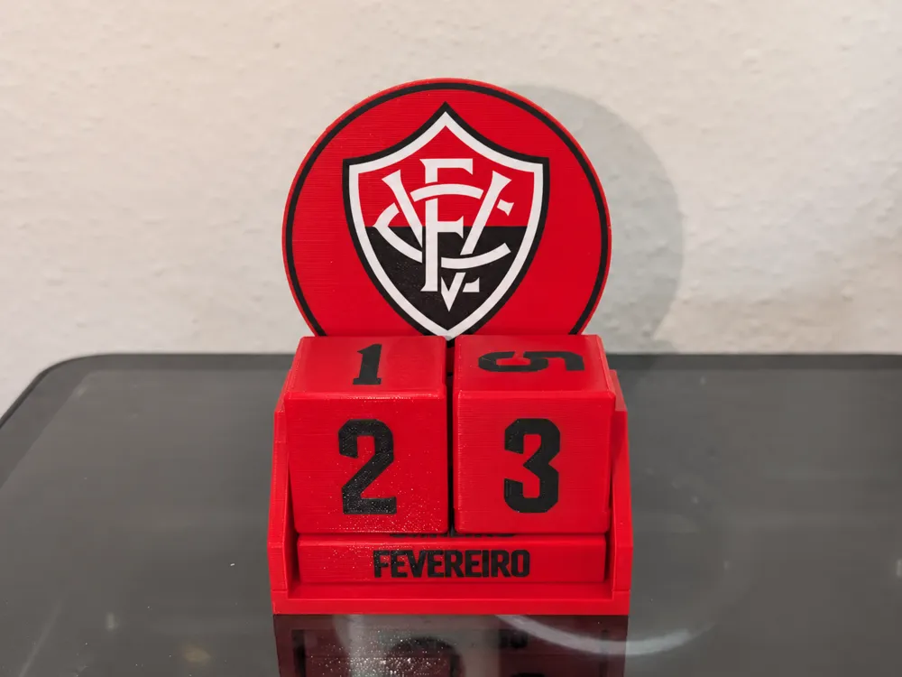 Vitória Perpetual Calendar - Free 3D Print Model - MakerWorld