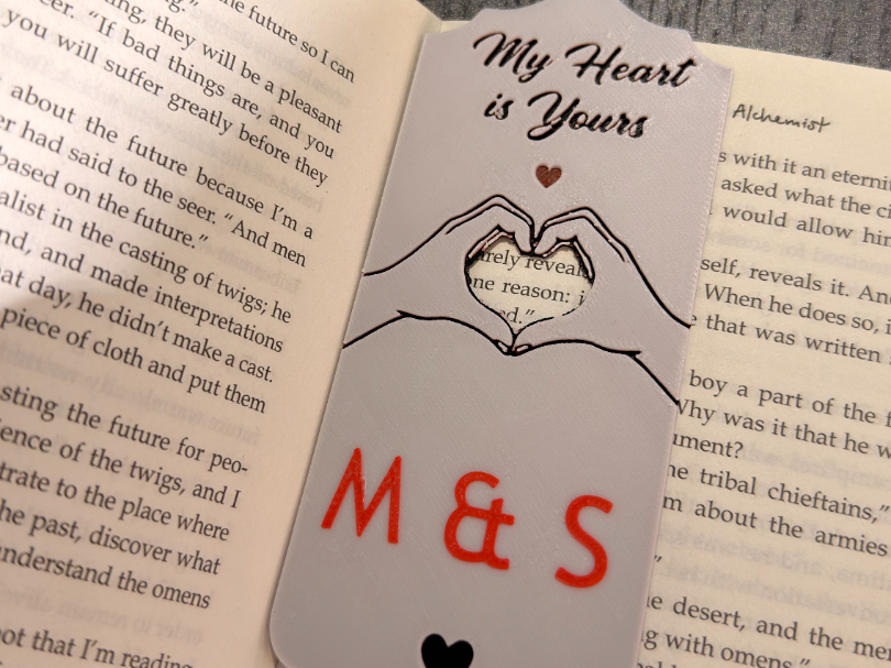Valentines Bookmark