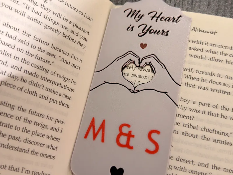 Valentines Bookmark