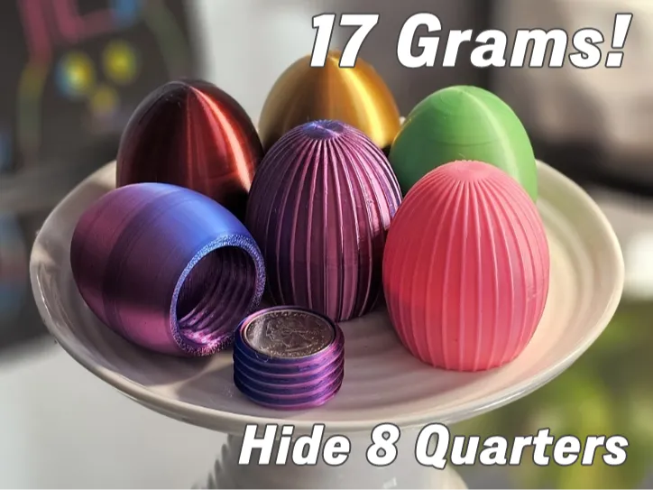 Easter Egg Hunt - Holds 8 Quarters / 2 Dollars