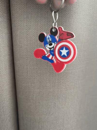 Captain Mickey Mouse keychain
