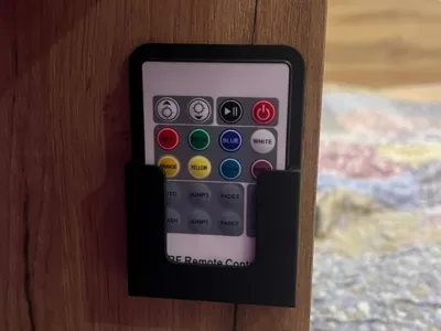 led remote wall holder