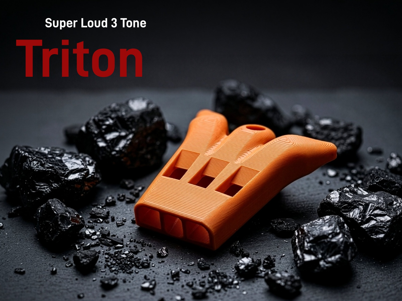 Super Loud 3 Tone Whistle - Triton - 1