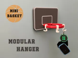 Basketball Hoop Hanger - A sporty hanger