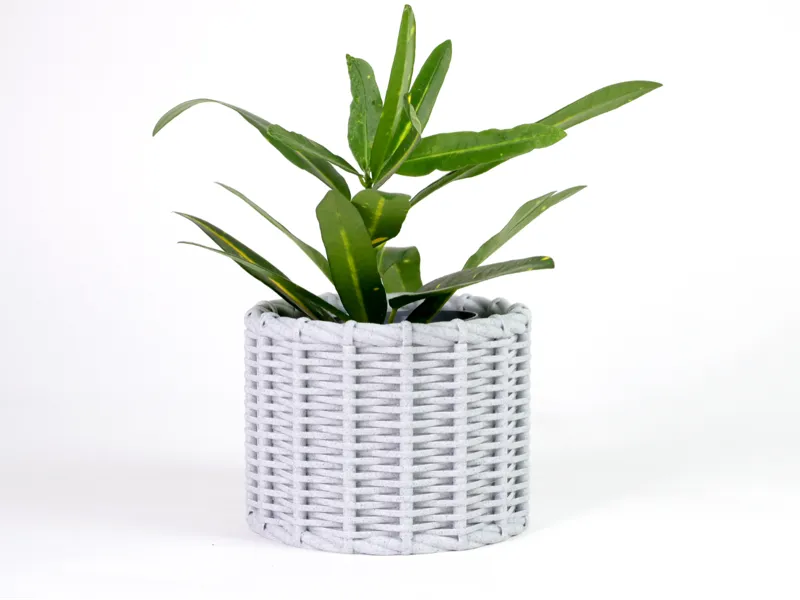 Woven Plant Pot - Cylinder