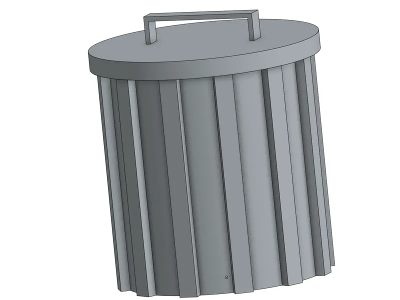 1900s Trashcan