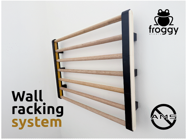 Miniatura 1 do modelo 3D Modular Japandi Wall Rack System